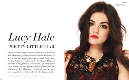 Lucy Hale Maniac Magazine 2012, photographed by April Hubal